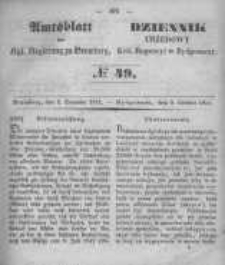 Amtsblatt der K&ouml;niglichen Preussischen Regierung zu Bromberg. 1851.12.05 No.49
