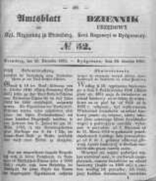 Amtsblatt der K&ouml;niglichen Preussischen Regierung zu Bromberg. 1851.12.26 No.52