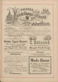 Posener Ausstellungs-Zeitung: Offizielles Organ der Provinzial-Gewerbe-Ausstellung 1895.08.03 Nr70