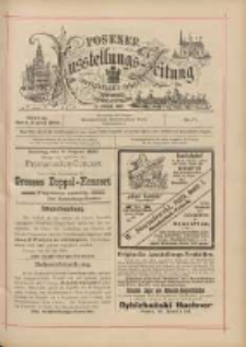 Posener Ausstellungs-Zeitung: Offizielles Organ der Provinzial-Gewerbe-Ausstellung 1895.08.04 Nr71