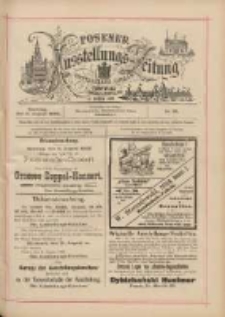 Posener Ausstellungs-Zeitung: Offizielles Organ der Provinzial-Gewerbe-Ausstellung 1895.08.11 Nr78