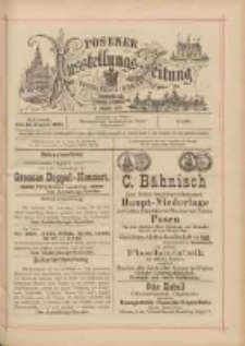 Posener Ausstellungs-Zeitung: Offizielles Organ der Provinzial-Gewerbe-Ausstellung 1895.08.14 Nr81