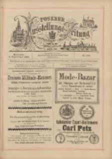 Posener Ausstellungs-Zeitung: Offizielles Organ der Provinzial-Gewerbe-Ausstellung 1895.09.04 Nr102