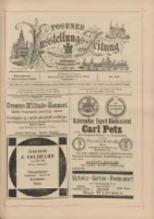 Posener Ausstellungs-Zeitung: Offizielles Organ der Provinzial-Gewerbe-Ausstellung 1895.09.07 Nr105