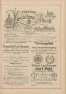 Posener Ausstellungs-Zeitung: Offizielles Organ der Provinzial-Gewerbe-Ausstellung 1895.09.13 Nr111