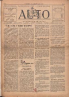 Auto: ilustrowane czasopismo sportowo-techniczne: automobilizm, lotnictwo, kolarstwo, sporty wodne, piłka nożna, sporty towarzyskie, atletyka, sporty zimowe i inne 1922.08.19 R.1 Nr7