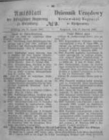 Amtsblatt der K&ouml;niglichen Preussischen Regierung zu Bromberg. 1867.01.11 No.2