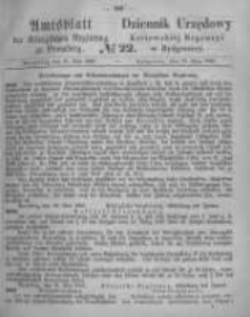 Amtsblatt der K&ouml;niglichen Preussischen Regierung zu Bromberg. 1867.05.31 No.22