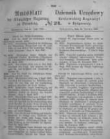 Amtsblatt der K&ouml;niglichen Preussischen Regierung zu Bromberg. 1867.06.14 No.24