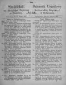 Amtsblatt der Königlichen Preussischen Regierung zu Bromberg. 1867.08.23 No.34