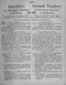 Amtsblatt der K&ouml;niglichen Preussischen Regierung zu Bromberg. 1867.09.27 No.39