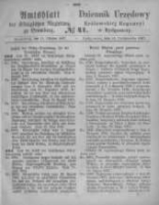 Amtsblatt der K&ouml;niglichen Preussischen Regierung zu Bromberg. 1867.10.11 No.41