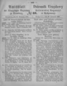 Amtsblatt der K&ouml;niglichen Preussischen Regierung zu Bromberg. 1867.11.29 No.48