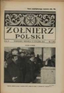 Żołnierz Polski : pismo poświęcone czynowi i doli żołnierza polskiego. R.4 1922 nr4
