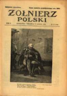 Żołnierz Polski : pismo poświęcone czynowi i doli żołnierza polskiego. R.5 1923 nr12