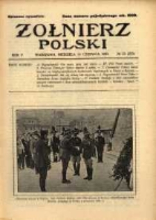 Żołnierz Polski : pismo poświęcone czynowi i doli żołnierza polskiego. R.5 1923 nr23