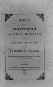 Report of the Annual Meeting of the Literary Association of the Friends of Poland. 1845