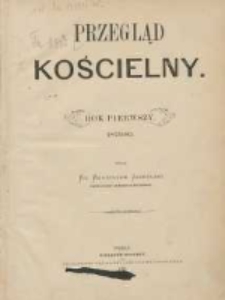 Przegląd Kościelny 1879.07.03 R.1 Nr1