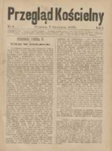 Przegląd Kościelny 1879.08.07 R.1 Nr6