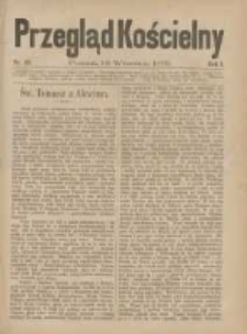 Przegląd Kościelny 1879.09.18 R.1 Nr12