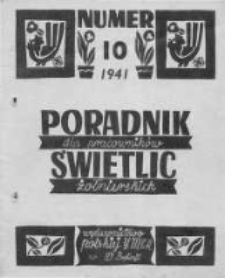 Poradnik dla Pracowników Świetlic Żołnierskich. 1941 R.1 nr10