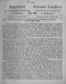 Amtsblatt der Königlichen Preussischen Regierung zu Bromberg. 1867.05.10 No.19