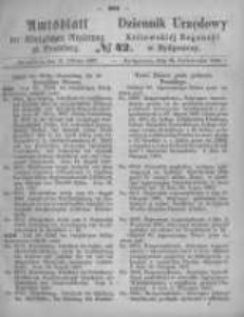 Amtsblatt der K&ouml;niglichen Preussischen Regierung zu Bromberg. 1867.10.18 No.42