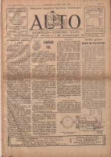 Auto: ilustrowane czasopismo sportowo-techniczne: automobilizm, lotnictwo, sporty 1923.03.01 R.2 Nr5