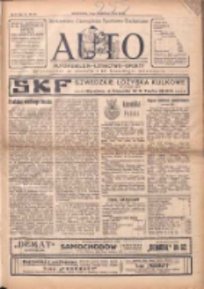 Auto: ilustrowane czasopismo sportowo-techniczne: automobilizm, lotnictwo, sporty 1923.04.15 R.2 Nr8