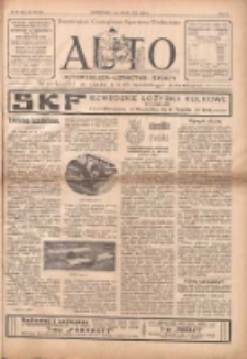 Auto: ilustrowane czasopismo sportowo-techniczne: automobilizm, lotnictwo, sporty 1923.05.01 R.2 Nr9