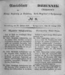 Amtsblatt der Königlichen Preussischen Regierung zu Bromberg. 1848.02.25 No.8