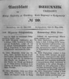Amtsblatt der K&ouml;niglichen Preussischen Regierung zu Bromberg. 1848.05.12 No.20