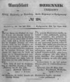 Amtsblatt der K&ouml;niglichen Preussischen Regierung zu Bromberg. 1848.07.07 No.28