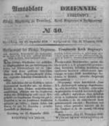 Amtsblatt der K&ouml;niglichen Preussischen Regierung zu Bromberg. 1848.09.29 No.40