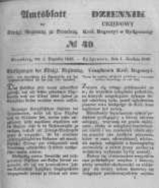 Amtsblatt der K&ouml;niglichen Preussischen Regierung zu Bromberg. 1848.12.01 No.49