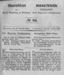 Amtsblatt der K&ouml;niglichen Preussischen Regierung zu Bromberg. 1848.12.29 No.53