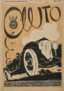 Auto: ilustrowane czasopismo sportowo-techniczne: organ Automobilklubu Polski oraz Klub&oacute;w Afiliowanych: revue sportive et technique de l' automobile : organe officiel de l'Automobile-Club de Pologne et des clubs afili&eacute;s 1926.01.20 R.5 nr1