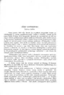 J&oacute;zef Kostrzewski. Życiorys Jubilata