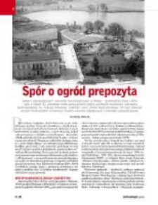 Sp&oacute;r o ogr&oacute;d prepozyta