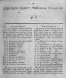 Oeffentlicher Anzeiger zum Amtsblatt No.8 der K&ouml;nigl. Preuss. Regierung zu Bromberg. 1848