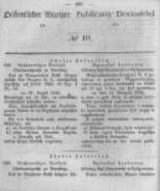 Oeffentlicher Anzeiger zum Amtsblatt No.10 der K&ouml;nigl. Preuss. Regierung zu Bromberg. 1848