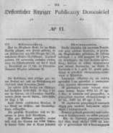 Oeffentlicher Anzeiger zum Amtsblatt No.11 der K&ouml;nigl. Preuss. Regierung zu Bromberg. 1848