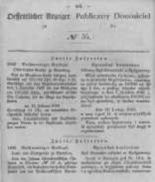 Oeffentlicher Anzeiger zum Amtsblatt No.35 der Königl. Preuss. Regierung zu Bromberg. 1848