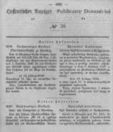 Oeffentlicher Anzeiger zum Amtsblatt No.39 der K&ouml;nigl. Preuss. Regierung zu Bromberg. 1848