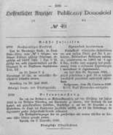 Oeffentlicher Anzeiger zum Amtsblatt No.49 der K&ouml;nigl. Preuss. Regierung zu Bromberg. 1848