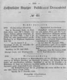 Oeffentlicher Anzeiger zum Amtsblatt No.49 der Königl. Preuss. Regierung zu Bromberg. 1848