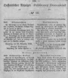 Oeffentlicher Anzeiger zum Amtsblatt No.50 der K&ouml;nigl. Preuss. Regierung zu Bromberg. 1848