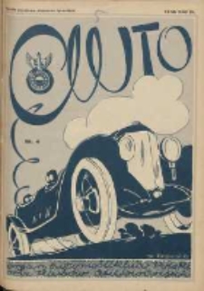 Auto: ilustrowane czasopismo sportowo-techniczne: organ Automobilklubu Polski oraz Klub&oacute;w Afiliowanych: revue sportive et technique de l' automobile: organe officiel de l'Automobile-Club de Pologne et des clubs afili&eacute;s 1926.04.20 R.5 Nr4