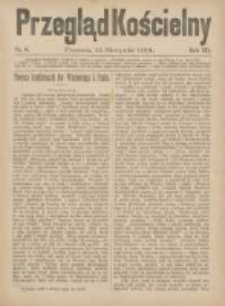 Przegląd Kościelny 1881.08.11 R.2 Nr6