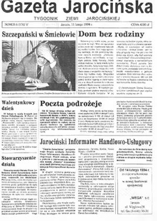Gazeta Jarocińska 1994.02.11 Nr6(176)